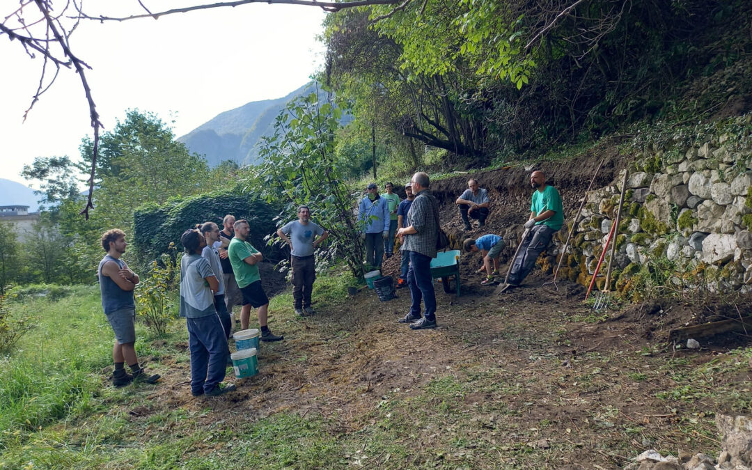 CORSO DI COSTRUZIONE DI MURI IN PIETRA A SECCO – Valstagna (VI), 26 settembre – 4 ottobre
